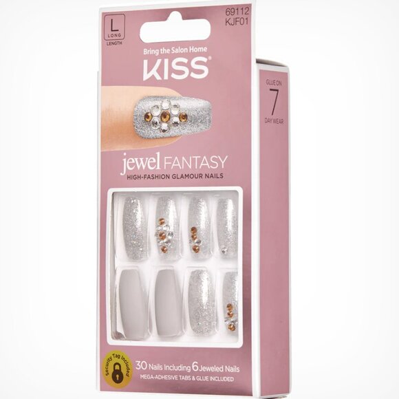 Kiss Jewel  Fantasy Nails Long Length - Empress - Picture 5 of 6